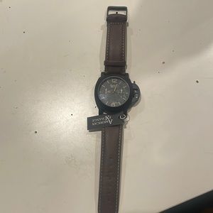 American Exchange Brown Leather Watch